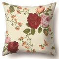 Axyaa Tree Flower Plant Landscape Print Pillow Cover 45X45CM