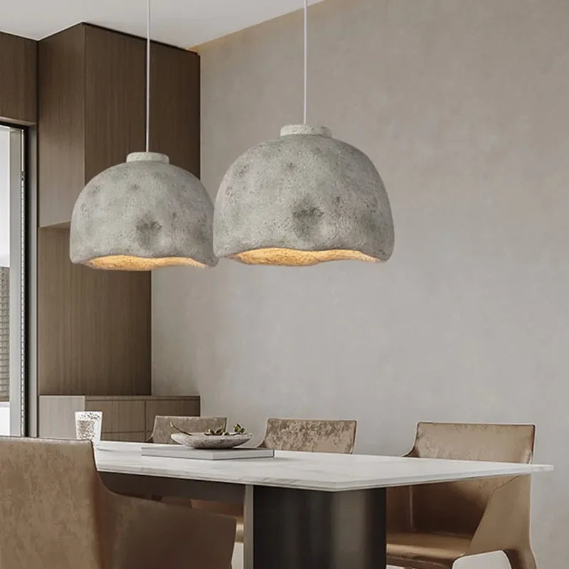 Axyaa Japanese Style Resin Pendant Lights for Home Decor