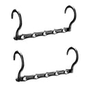 Axyaa 5-Hole Folding Hanger: Space-saving, Multifunctional, Windproof - Ideal for Apartments, Dorms, Families