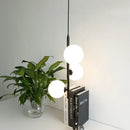 Axyaa Nordic Glass Ball LED Chandelier | Modern Bedside Indoor Lighting