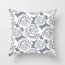 Axyaa Geometric Rose Dandelion Pattern Decorative Pillow Cover