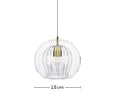 Axyaa Grey Glass Pendant Light for Kitchen Island Living Room Bedroom Bar