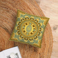 Moon Printed 45x45cm Short Plush Cushion Cover for Home Decor by Axyaa