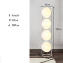 Axyaa LED Floor Lamp, Remote Control Dimming, Minimalist Nordic Design