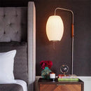 Axyaa Handwoven Silk Japanese Rotating Wall Light for Bedroom & Hallway Decor