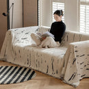 Axyaa Chenille Sofa Towel: Modern Home Decor, Universal Sofa Cover Blanket, Four Season Sofa Mat.