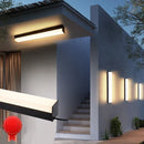 Axyaa Outdoor LED Wall Lamp for Garden Courtyard Villa, Waterproof Strip Light
