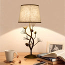 Axyaa Retro LED Table Lamp: Nordic Art for Living Room, Bedroom, Study