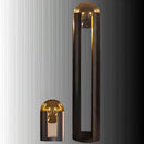 Axyaa Glass Vertical LED Floor Lamp for Modern Minimalist Decor