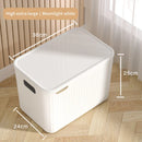 Axyaa Wardrobe Closet Organizer Plastic Storage Boxes for Bedroom Makeup Doll Accessories