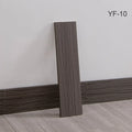Axyaa Self-Adhesive Wooden Wall Stickers, Rectangular Skirting Lines, 1mm Thickness, Indoor Use