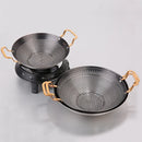 Axya Stainless Steel Spicy Hot Pot with Round Bottom Alcohol Furnace