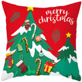 Axyaa Christmas Cushion Cover 45x45cm Snowman Santa Noel Navidad Happy New Year