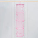 Axyaa 4 Grids Folding Clothes Storage Basket