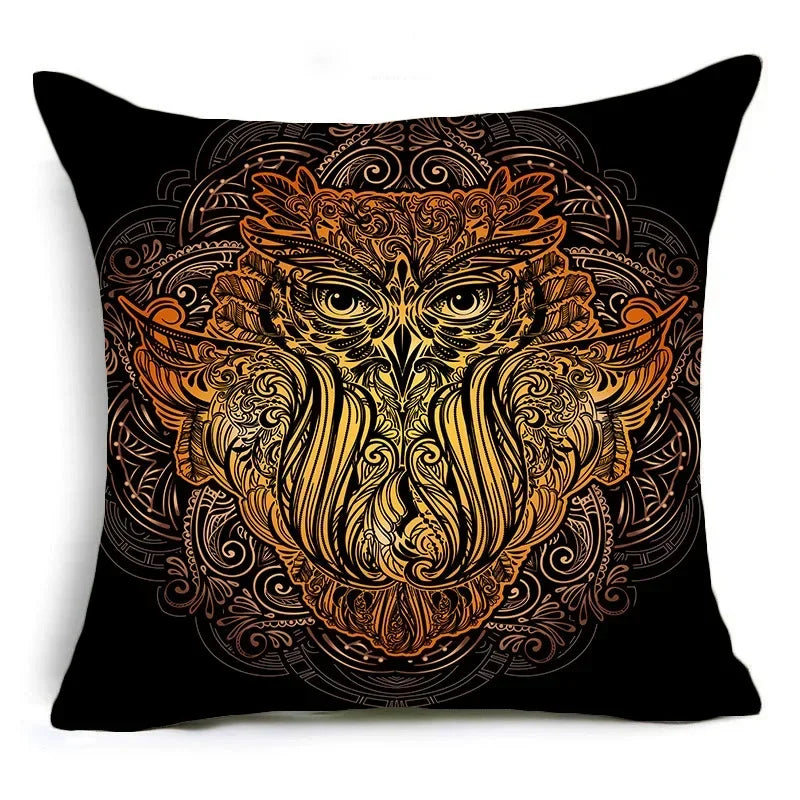 Axyaa Linen Cushion Cover - 45*45cm for Living Room, Car, Hotel, Clubhouse