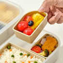 Axyaa 3-Grid Microwave Lunch Box Stackable Food Container