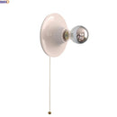 Axyaa LED Wall Light Mirror Iron Bedside Wall Lamp for Bathroom Bedroom
