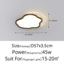 Axyaa Cloud Ceiling Lamp Modern Minimalist Indoor Light for Home Decor