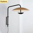 Axyaa Nordic Iron Wire Bedhead Wall Light for Modern Living Spaces