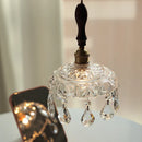 Axyaa Modern Luxury Crystal Glass LED Pendant Chandelier