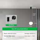 Axyaa Nordic Chrome Pendant Lights Modern Indoor LED Lighting Bar Globe