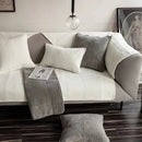 Axya Plush Sofa Cushion Cover, Winter Fabric, Anti-Slip, Thick, 1PC