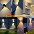 Axyaa Outdoor Waterproof LED Wall Lamp 12W24W IP65 Porch Garden Street Lighting