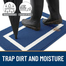 Axyaa Absorbent Welcome Mat: Soft, Non-Slip Floor Carpet