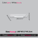 Axyaa Linear Bedroom Ceiling Light – Minimalist Long Strip Lamp for Living Room & Balcony