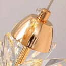 Axyaa Crystal LED Pendant Chandelier for Home Dining Living Room Decor