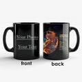 Axyaa Zodiac Constellation Coffee Mug - Customizable 12 Sign Theme Gift
