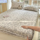 Axyaa 100% Cotton Mattress Protector Cover - Single Piece, Non-slip, Dustproof
