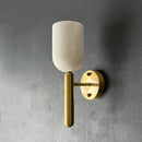 Axyaa Copper Marble Wall Lamp: Modern, Simple Design for Bedroom, Living Room, Corridor.