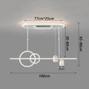 Axyaa Modern Ceiling Fan with LED Light & Control - Bedroom & Living Room Lighting