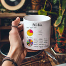 Axyaa Phd Doctor's Ceramic Coffee Mug Office Tea Cup Birthday Gift