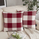 Plaid Pillow Covers 45x45cm for Cozy Home Decor - Axyaa