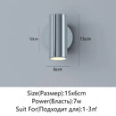 Axyaa LED Rotating Wall Lamp for Bedroom Corridor Dressing Room Home Lighting