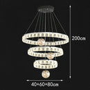 Axyaa Modern Pendant Light Chandelier LED Ceiling Lamp for Dining Room