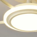 Axyaa Soft LED Ceiling Lights: Minimalist Warm Lighting for Living & Dining Room