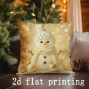 Axyaa Christmas Pattern Cushion Cover for Sofa Bedroom Car, Decorative and Festive