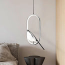 Axyaa Nordic Magpie LED Pendant Lamps Silver Gold Bird Hanging Light