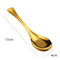 Axyaa Fish Tail Handle Soup Spoon Stainless Steel Ladle for Kitchen Cooking