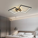 Axyaa Modern Dimmable Black/Gold LED Ceiling Light for Living Room, Bedroom, Study Room