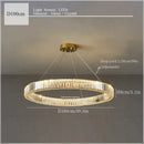 Axyaa Luxury Crystal Ceiling Pendant Lamp for Elegant Room Decor