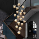 Axyaa Modern Living Room Chandeliers LED Ceiling Hanging Lights Indoor Lighting