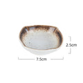 Axyaa Ceramic Seasoning Dishes Set for Restaurant Tableware.