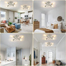 Axyaa Nordic Ceiling Chandelier - Retro LED Home Lighting Fixt