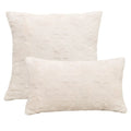 Axyaa Rabbit Fur Christmas Festival Winter Pillowcase Cojines 30x50/45x45cm