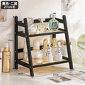 Axyaa Bamboo Storage Rack: Kitchen & Desktop Organizer, Counter Shelf, Display Rack
