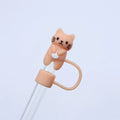 Axyaa Silicone Cat Tumbler Straw Topper for Stanley Thermo Cup
